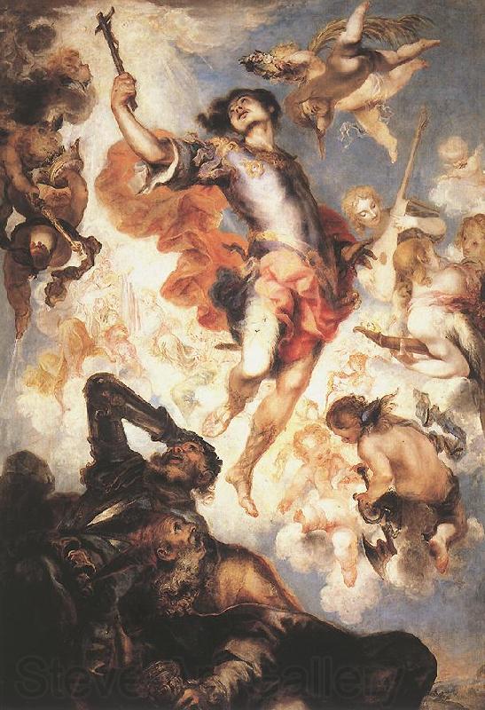 HERRERA, Francisco de, the Younger The Triumph of St Hermengild sg Spain oil painting art